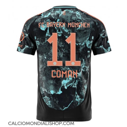 Maglie da calcio Bayern Munich Kingsley Coman #11 Seconda Maglia 2024-25 Manica Corta